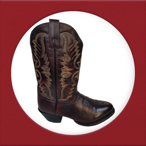 Laredo Men's Birchwood Black Cherry Boots 68458- Size 8.5 EW - Picture 6 of 16